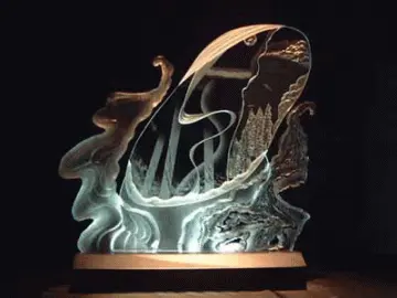 旭ガラス主催　中国ガラスアート展　受賞作品の画像